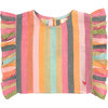 Ingrid Top, Multi Stripe - Blouses - 1 - thumbnail