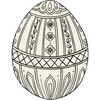 Die Cut Coloring Easter Egg - Paper Goods - 1 - thumbnail
