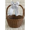 Block Name Basket Bow, White And Pale Blue - Hair Accessories - 2 - thumbnail