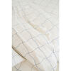 Organic Block-Printed Duvet Cover, Wavy Grid - Duvet Sets - 1 - thumbnail
