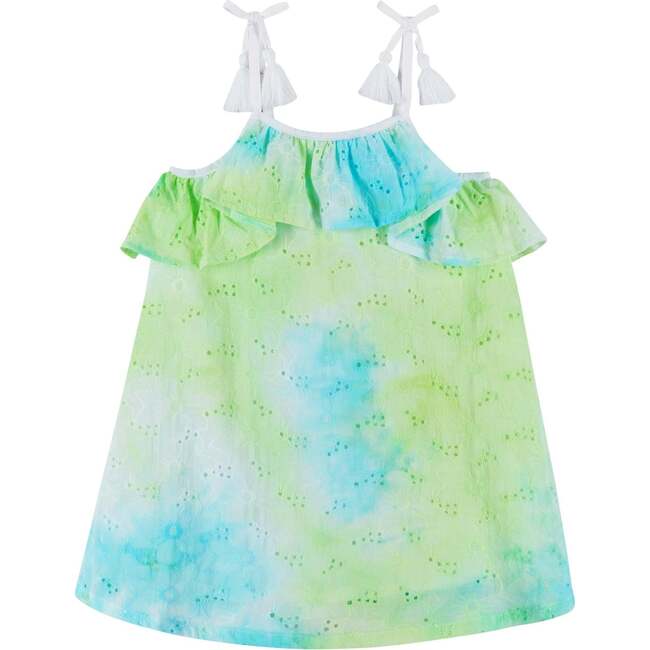 Eyelet Tie Dye Dress, Multi