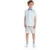 Plaid Dapper Set, Turquoise - Mixed Apparel Set - 2