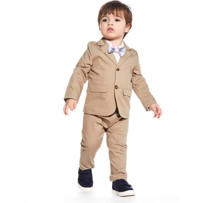 Baby Poplin Suit Set, Brown - Mixed Apparel Set - 2