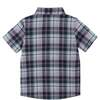 Plaid Buttondown Shirt, Navy - Shirts - 4 - thumbnail