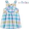 Plaid Dress, Multi - Dresses - 4