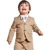 Baby Poplin Suit Set, Brown - Mixed Apparel Set - 6