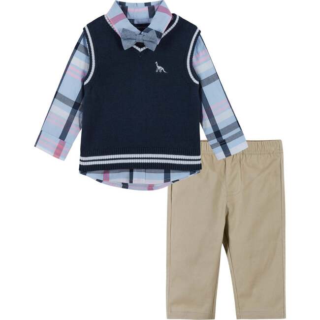 Sweater Vest Set, Navy - Mixed Apparel Set - 1