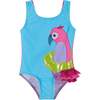 Reversible Bird Applique 1-Piece Swimsuit, Multi - Two Pieces - 1 - thumbnail