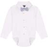 Baby Seersucker Vest Suit Set, Blue - Mixed Apparel Set - 4