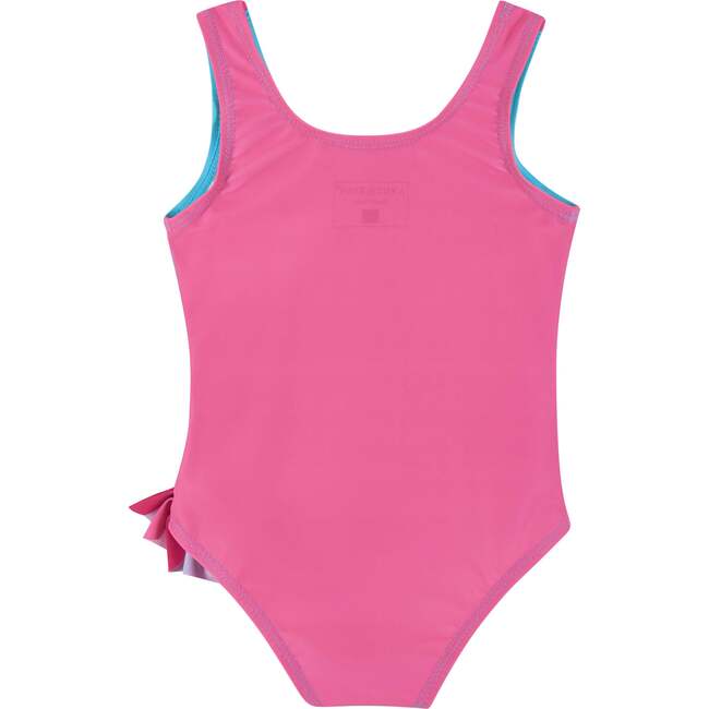 Reversible Bird Applique 1-Piece Swimsuit, Multi - Two Pieces - 3