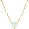 Women's Zoey 14k Gold Necklace, Opal - Necklaces - 1 - thumbnail
