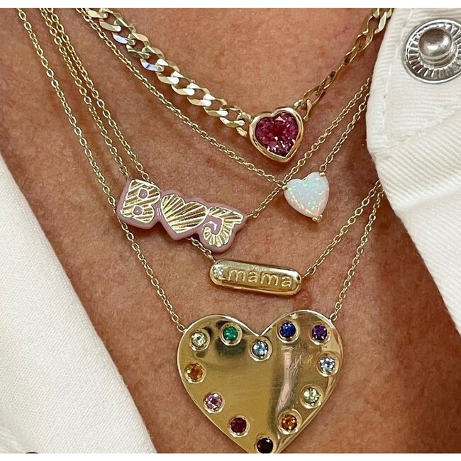 Women's Zoey 14k Gold Necklace, Opal - Necklaces - 2