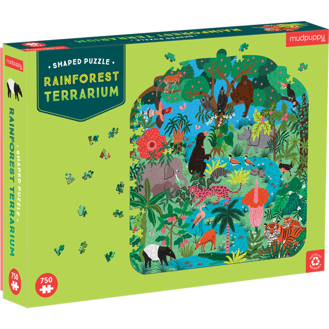 Rainforest Terrarium 750 Piece Shaped Puzzle