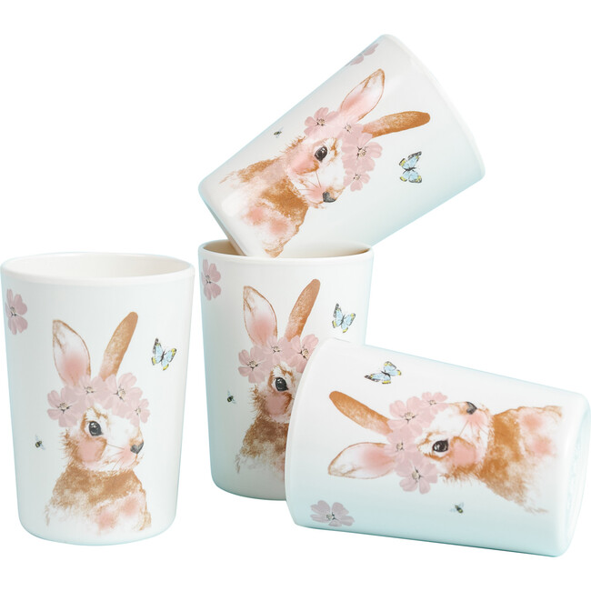 Printed Bunny Cup Set Of 4