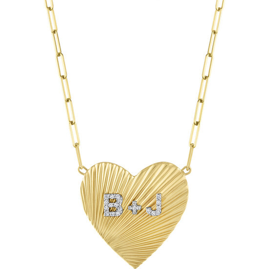 Women's Personalized Love 14k Gold Pendant - Necklaces - 1