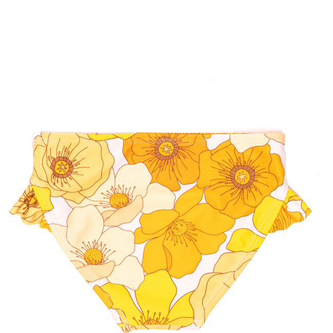 Mini Gemma Girls Ruffle Swim Bottom, Sunset Floral