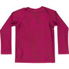 Mini Blake Kids Long Sleeve Rash Guard, Ocean Imprint - Rash Guards - 2 - thumbnail