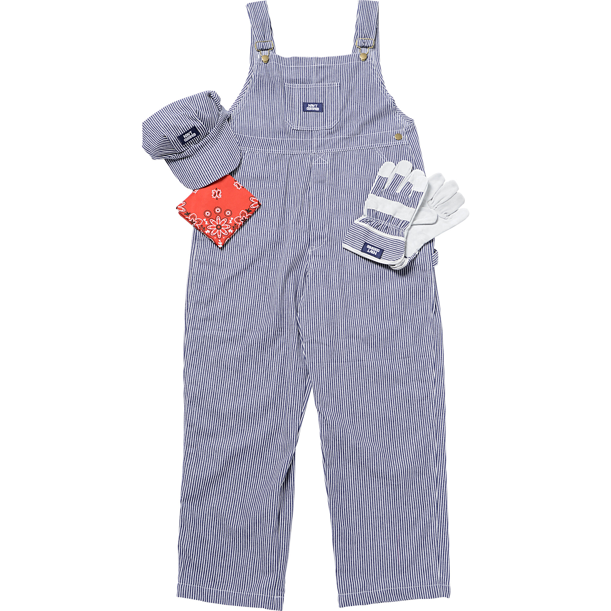 Adult Train Engineer w/Cap - Costumes - 1
