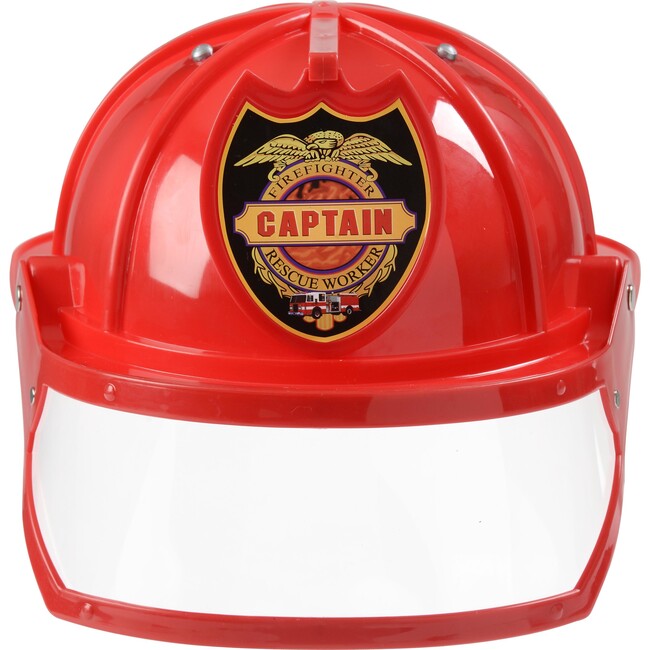 Adult Firefighter Helmet w/Visor Red - Costumes - 1