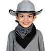 Jr. Cowboy Hat w/ Bandanna, Grey - Costume Accessories - 2
