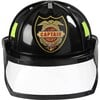 Adult Firefighter Helmet w/Visor Black - Costumes - 1 - thumbnail