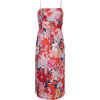 Women's Kenzie Dress, Japanese Floral Red - Dresses - 1 - thumbnail