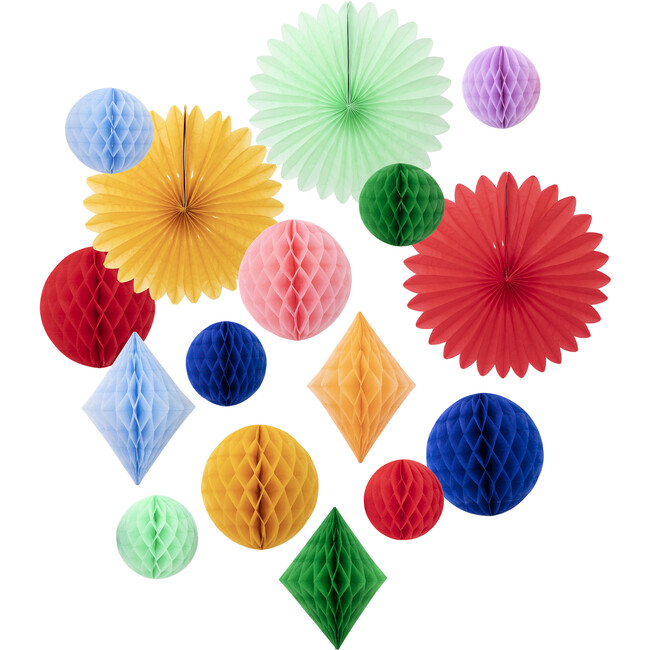 Rainbow Honeycomb Decoration Kit