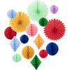 Rainbow Honeycomb Decoration Kit - Party - 1 - thumbnail