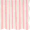 Pink Stripe Small Napkins - Tableware - 1 - thumbnail