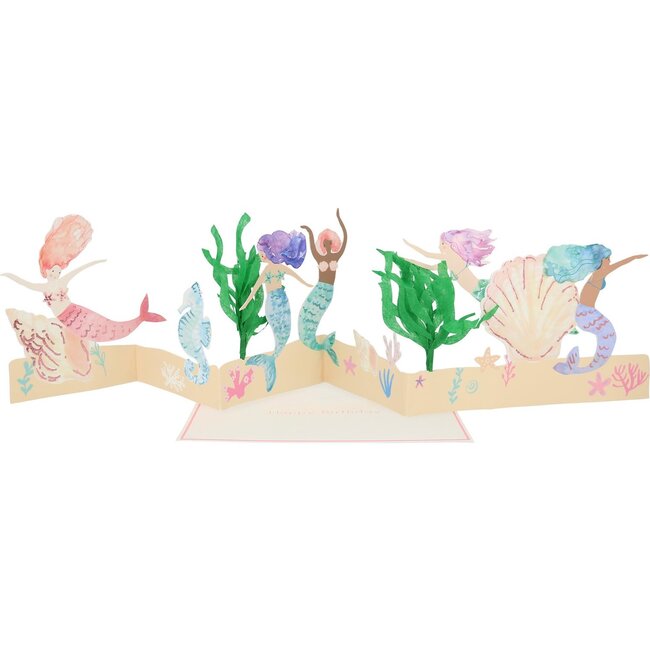 Mermaid Concertina Card