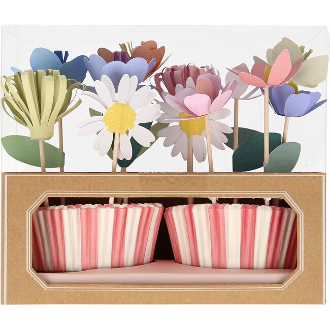 Flower Garden Cupcake Kit - Decorations - 1