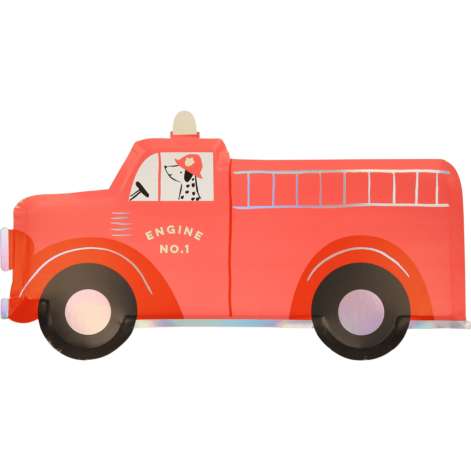 Fire Truck Plates - Tableware - 1