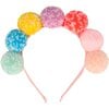 Rainbow Pom Pom Headband - Hair Accessories - 1 - thumbnail