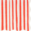 Red Stripe Small Napkins - Tableware - 1 - thumbnail