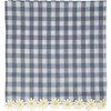 Daisy Gingham Cloth Napkins, Blue - Tabletop - 1 - thumbnail