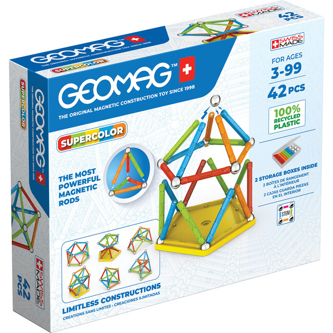 Geomag Supercolor Recycled 42 pcs