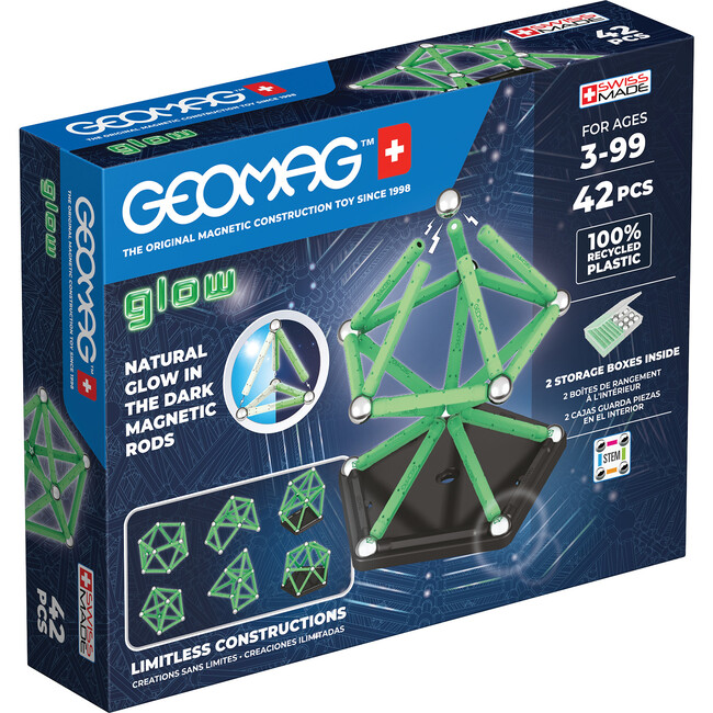 Geomag GLOW Color Recycled 42 pcs