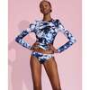 Women's Maui Rashguard, Tie Dye - Rash Guards - 3 - thumbnail