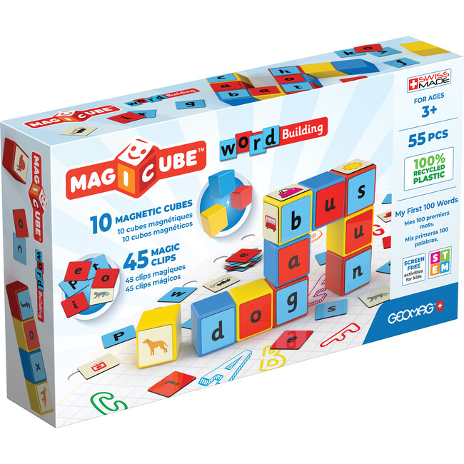 Magicube Word Recycled 55 pcs - STEM Toys - 1