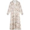 Women's Sienna Maxi Dress, Earth Tone Print - Dresses - 1 - thumbnail