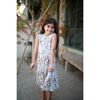 Sienna Kids Dress, Earth Tone Print - Dresses - 2 - thumbnail