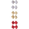 3 Pack Bow Set Extra Mini, Red, Yellow & White - Bows - 1 - thumbnail
