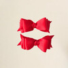 3 Pack Bow Set, Pink & Red - Bows - 4 - thumbnail