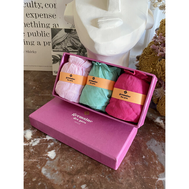 Women's Set of 3 Cotton Undies, Pink box