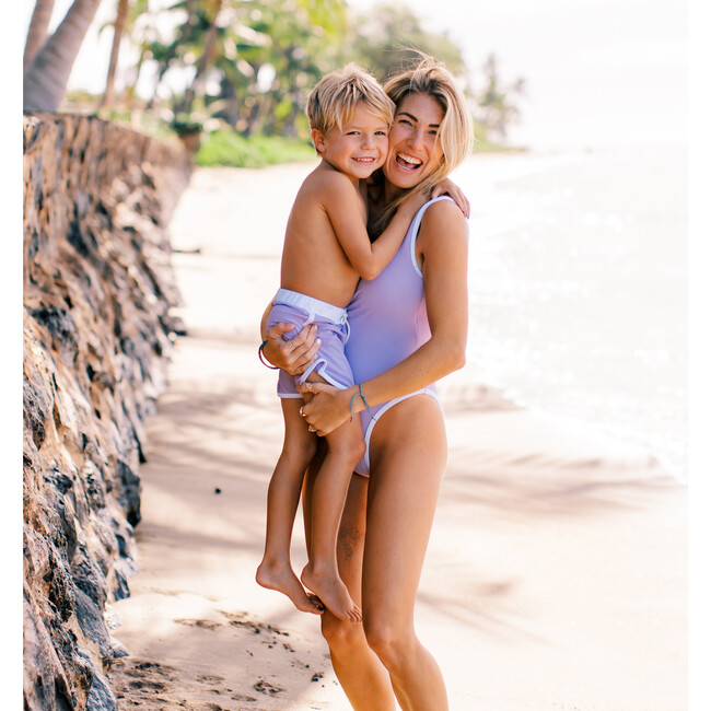 Mini Ro Trunks, Lilac - Swim Trunks - 3