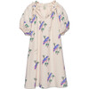 Yoselin Dress, Ecru Parrot - Dresses - 1 - thumbnail