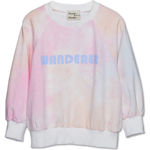 Wanderer Sweatshirt, Pink Tie Dye - Sweatshirts - 1