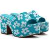 Women's Miso Platform Sandal, Acqua Floral Knit - Sandals - 2