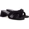 Women's Laguna Mule, Black Lycra - Sandals - 2