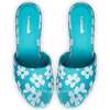 Women's Miso Platform Sandal, Acqua Floral Knit - Sandals - 3